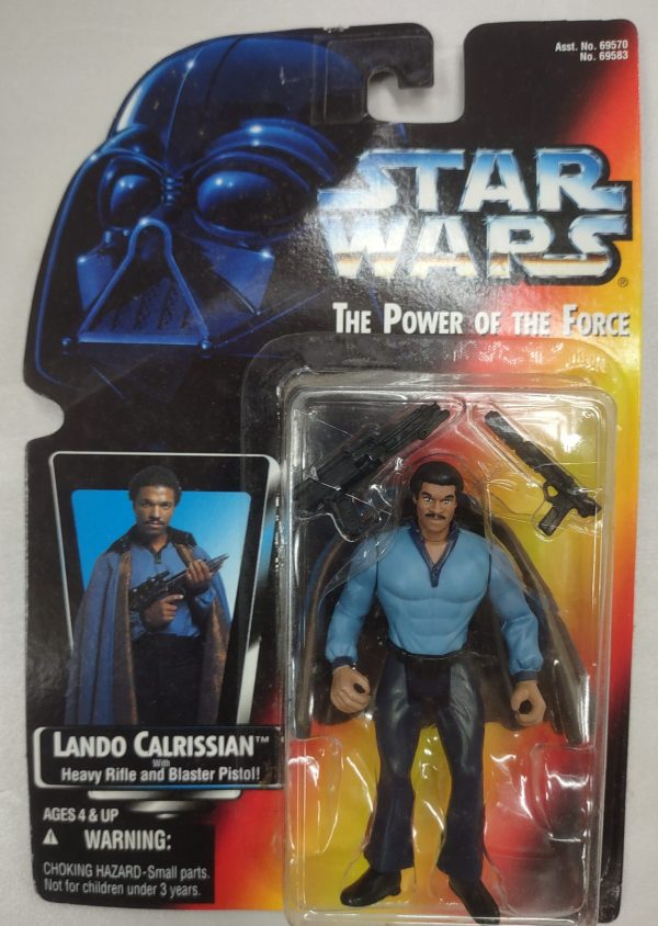 Lando Calrissian Action Figure from Star Wars The Power of the Force Series NRFB