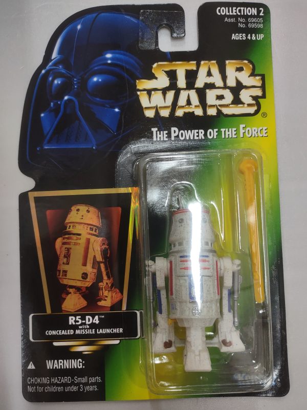R5-D4 Action Figure from Star Wars The Power of the Force Series NRFB