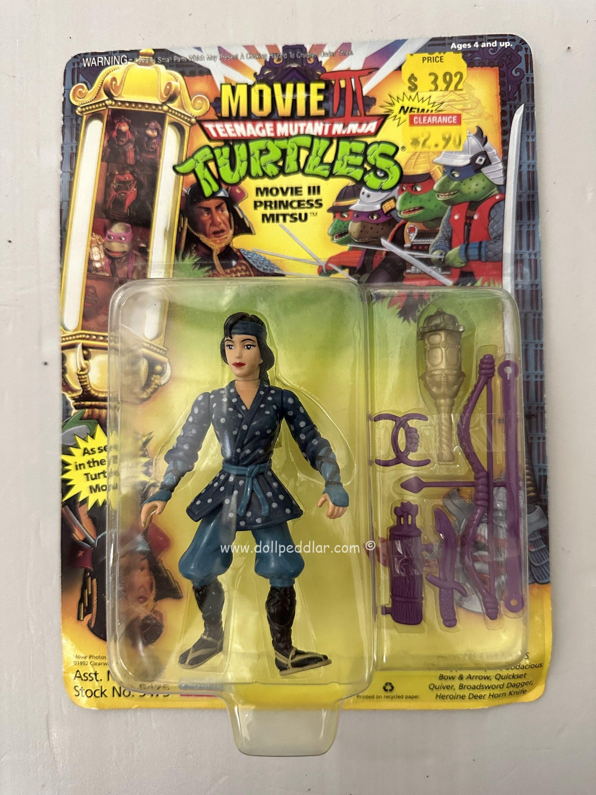 Princess Mitsu Figure from Teenage Mutant Ninja Turtles Movie III Collection NRFB