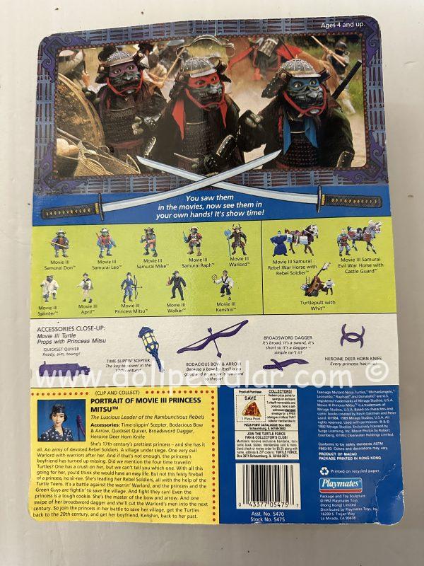 Princess Mitsu Figure from Teenage Mutant Ninja Turtles Movie III Collection NRFB - Image 2