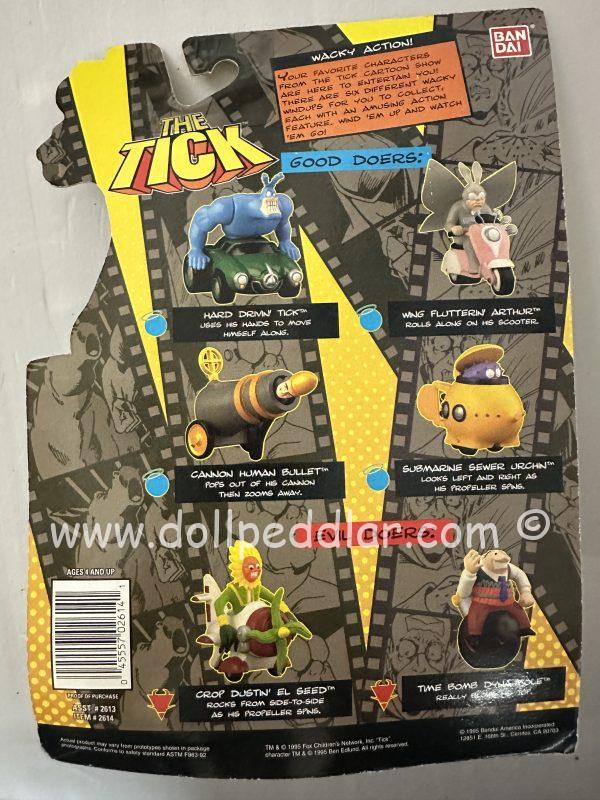 Hard Drivin' Tick Figure from The Tick Collection NRFB - Image 2