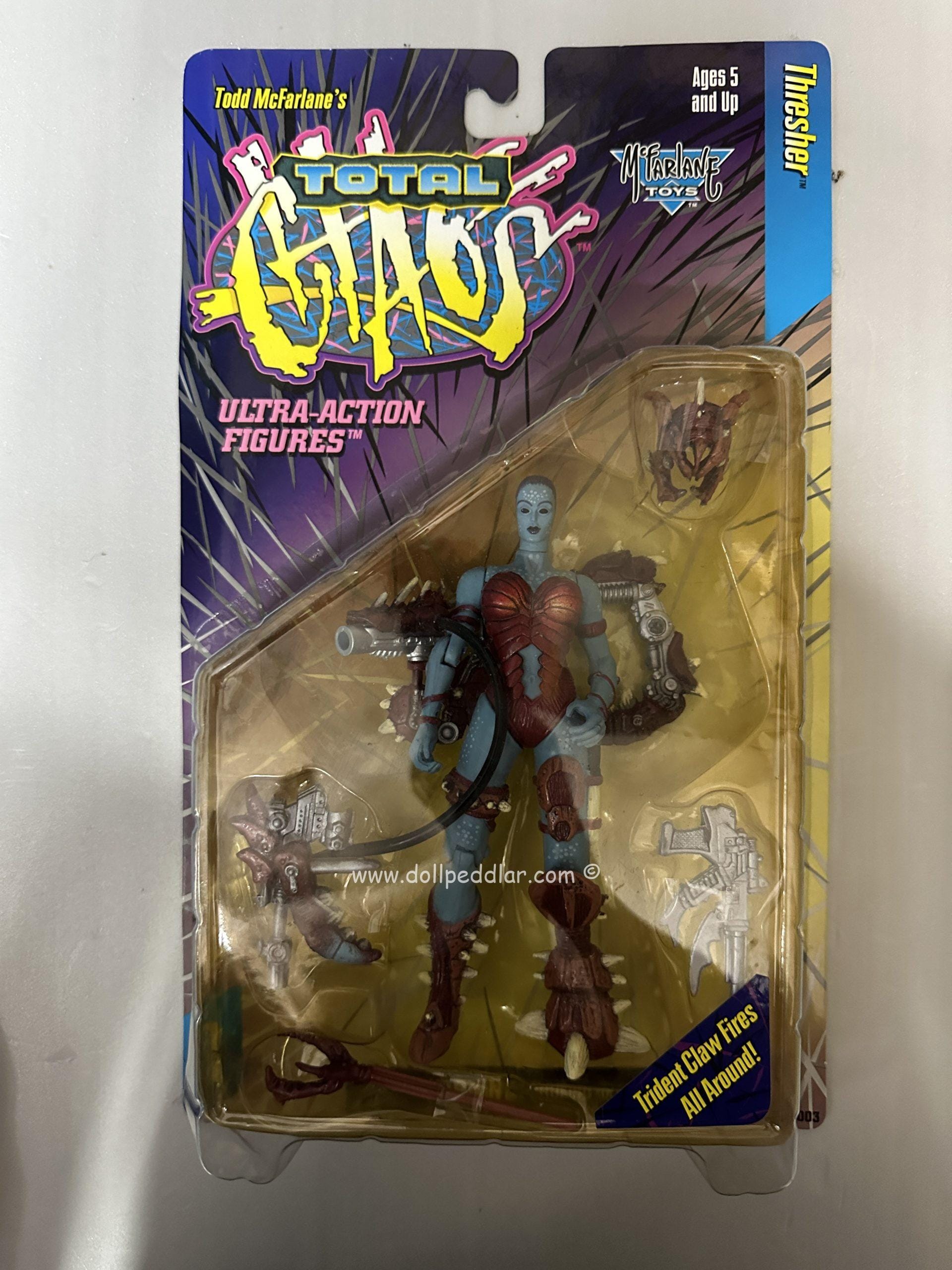 Blue Thresher Figure from the Total Chaos Collection NRFB