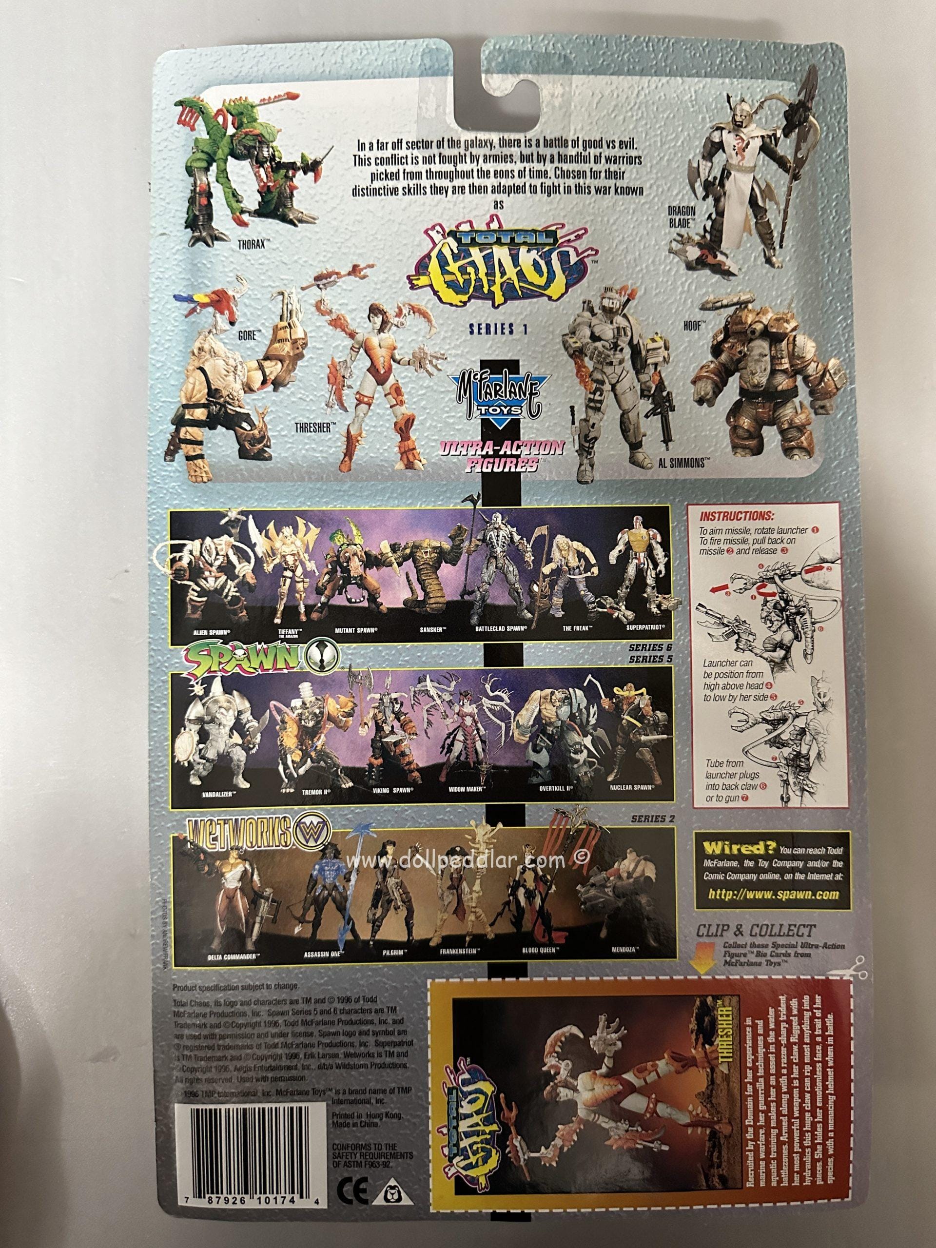 Blue Thresher Figure from the Total Chaos Collection NRFB - Image 2