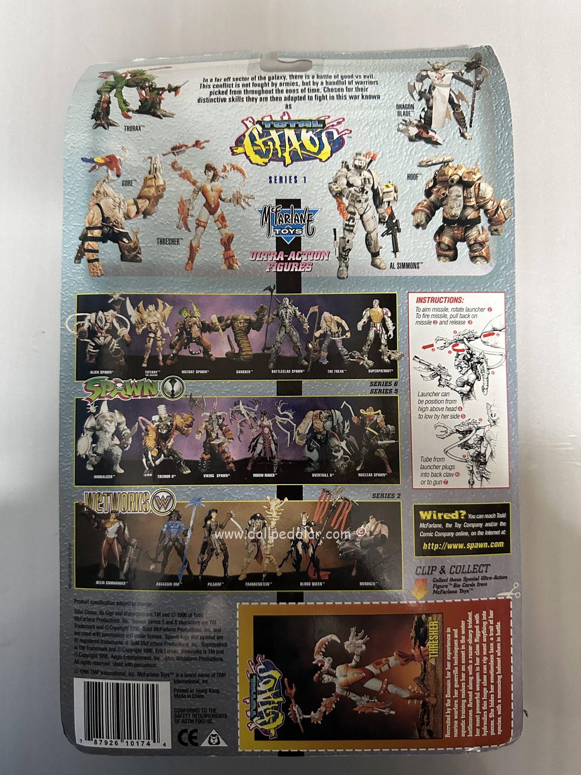 Green Thresher Figure from the Total Chaos Collection NRFB - Image 2