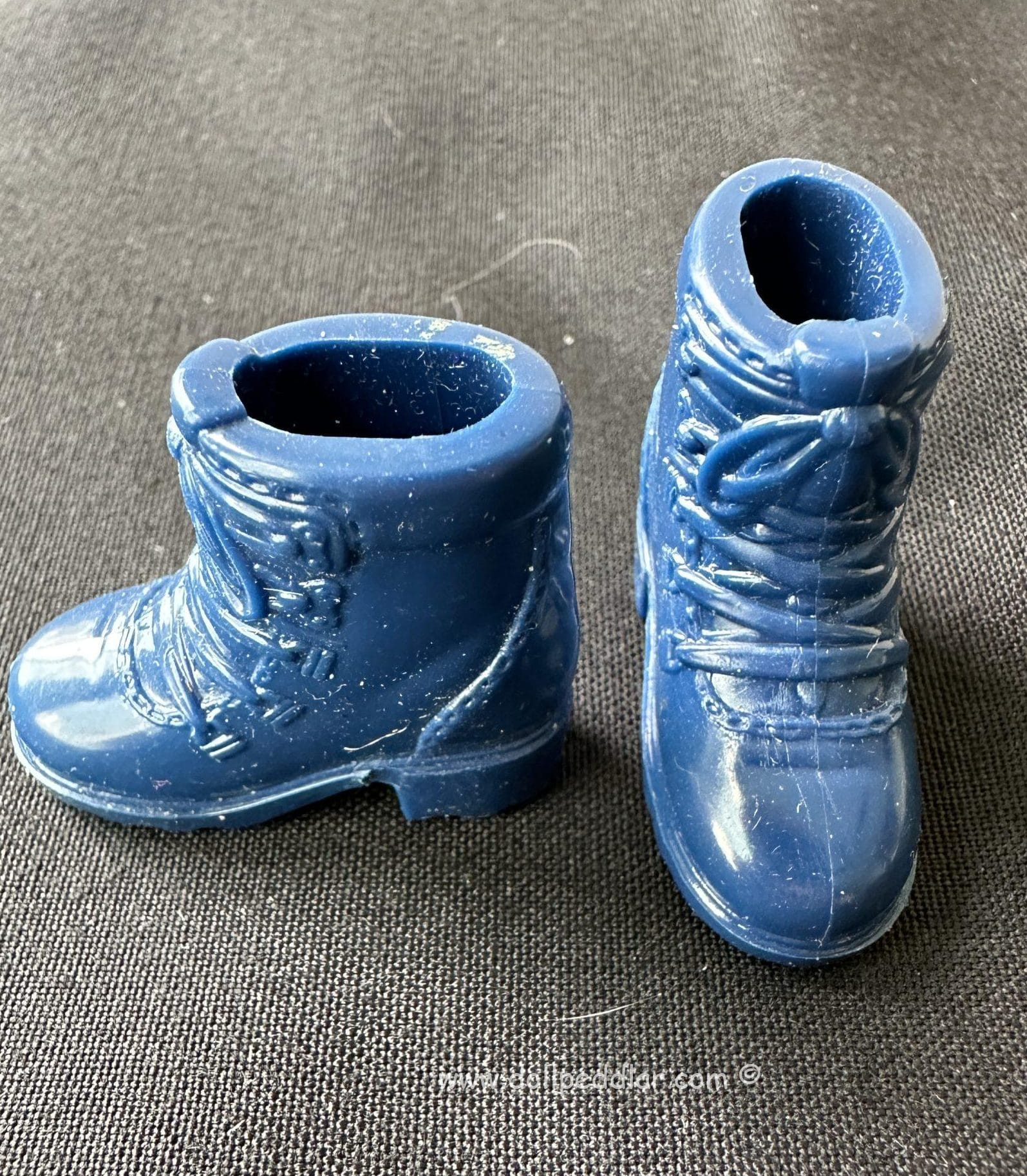 Vintage Blue Barbie Boots - Image 4