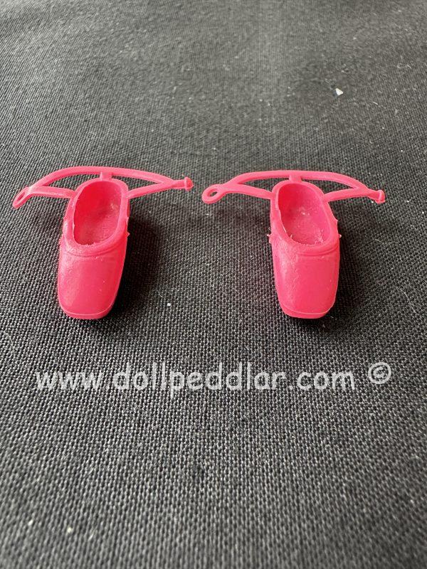 Vintage Hot Pink Ballerina Flats fits  Francie - Image 3