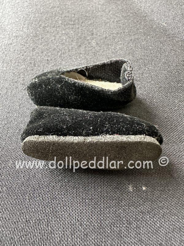 35mm Black Velvet Shoes - Image 5