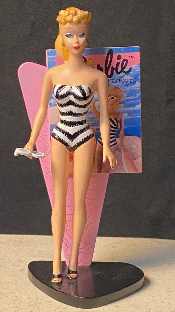 Enesco From Barbie with Love Original Swimsuit Figurine 6" NO BOX/MISSING PART