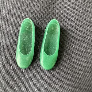 Vintage Green Barbie Flats