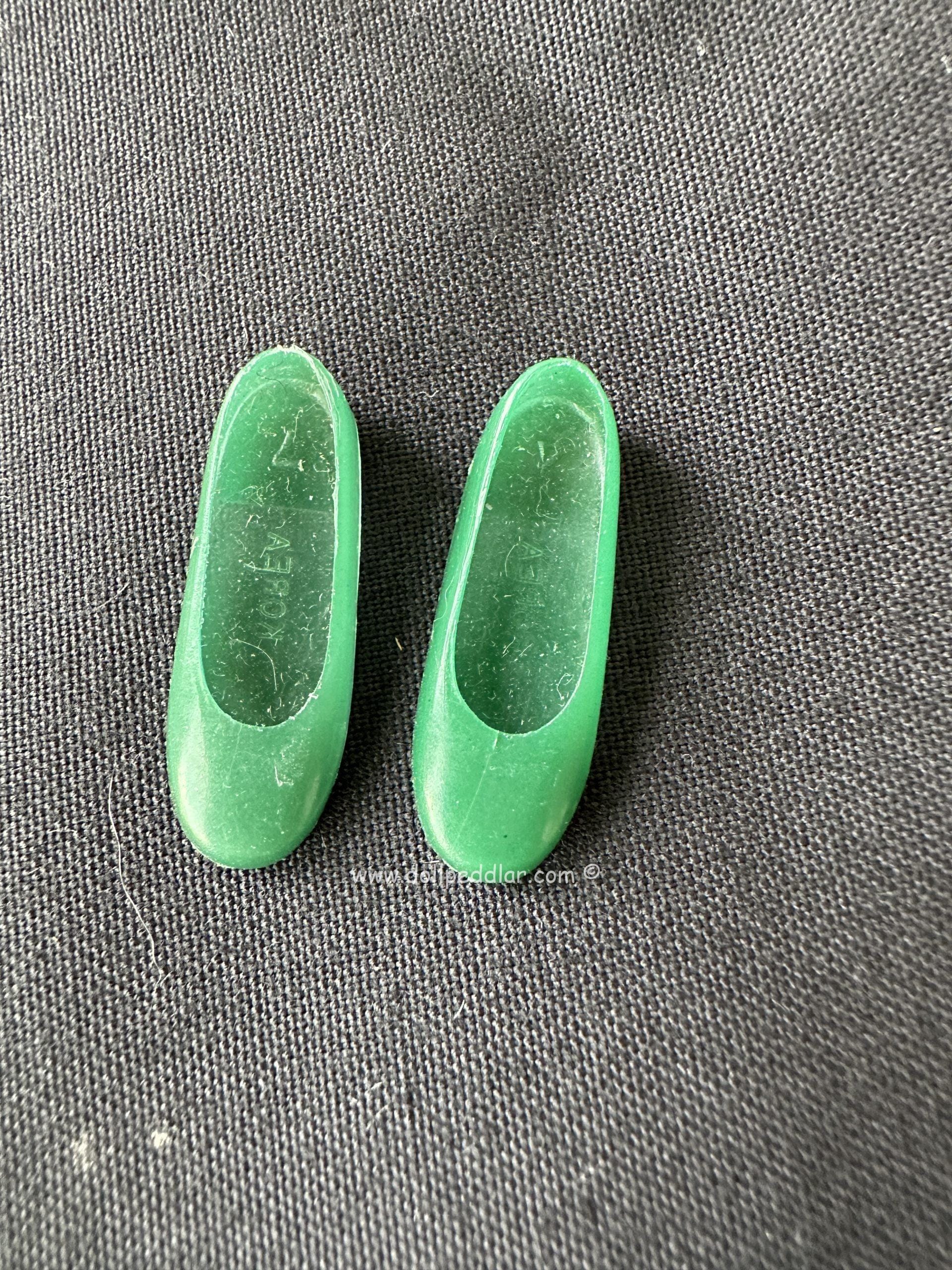 Vintage Green Barbie Flats