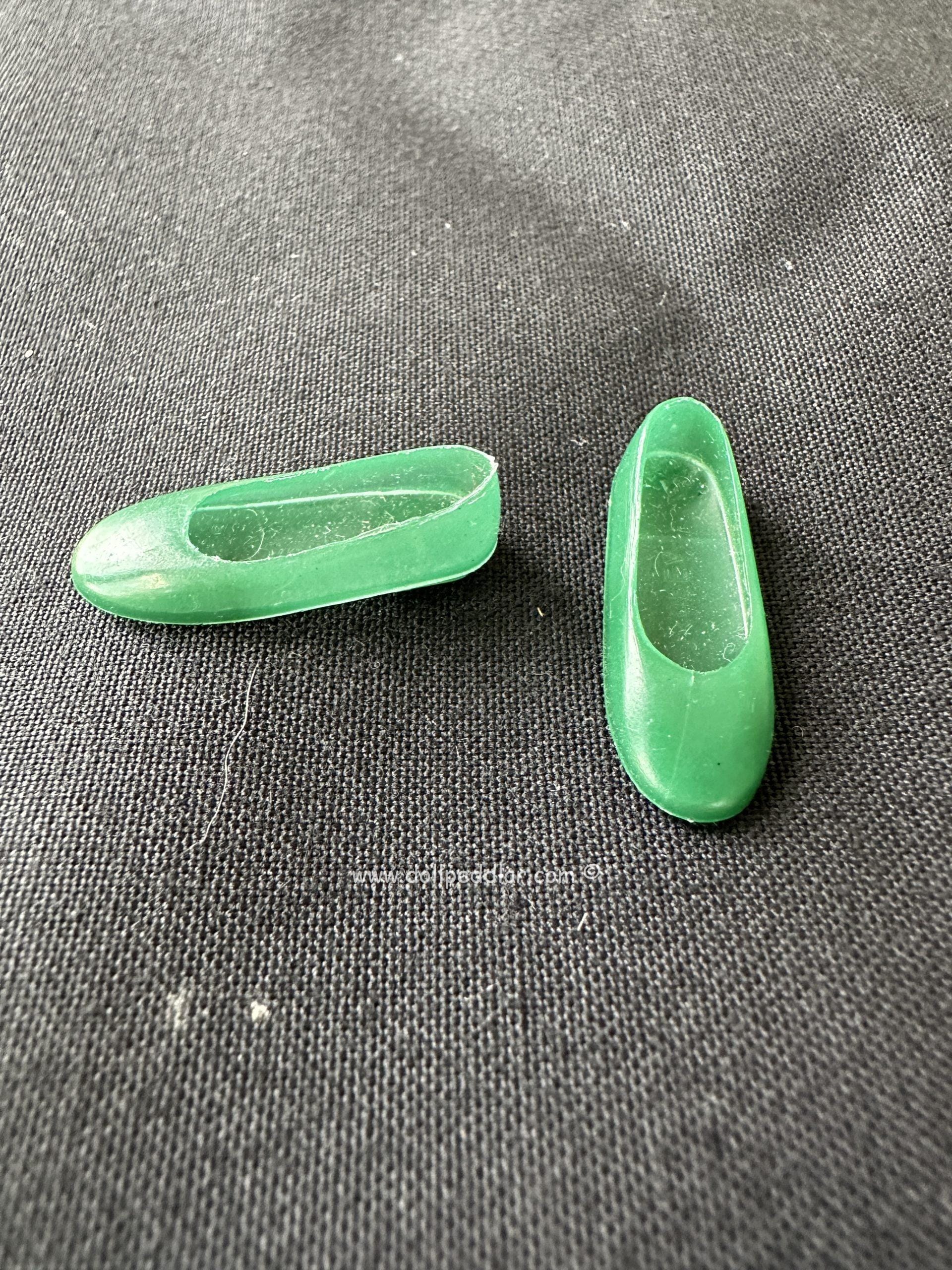 Vintage Green Barbie Flats - Image 2