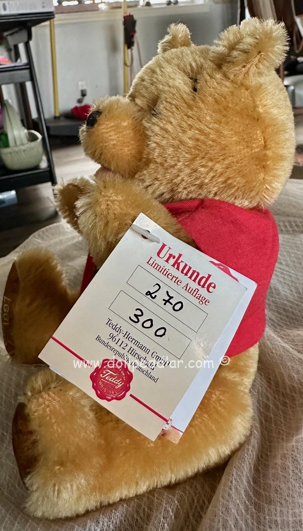Walt Disney World Teddy-Hermann Gmbh New with RED rope necklace - Image 2