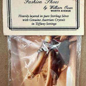 Palm Beach shoes layered in pure Sterling Silver.  Never opened pack.