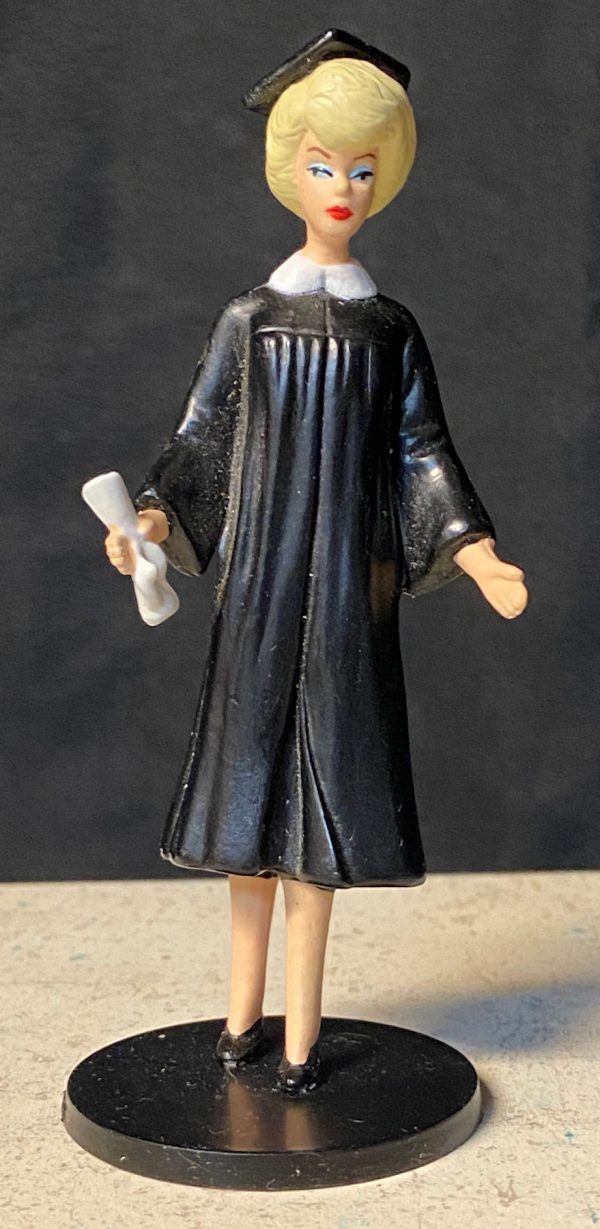 Enesco Graduate Barbie Figurine 4"