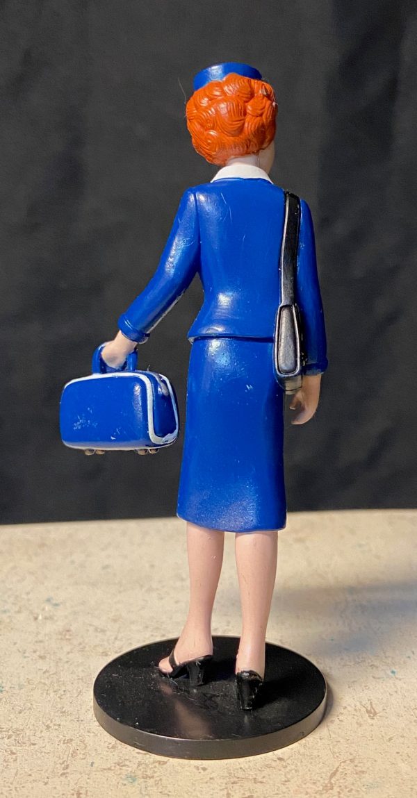 Enesco Pan Am Stewardess Barbie Figurine 4" - Image 2
