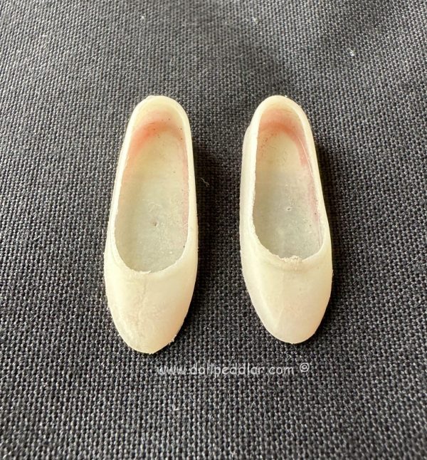 Vintage Cream Barbie Flats