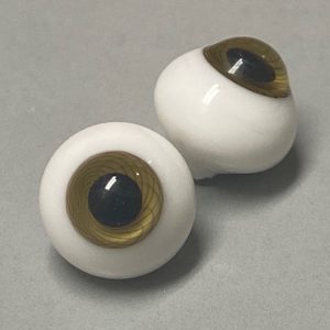 Round Glass Eyes (Golden) 8mm