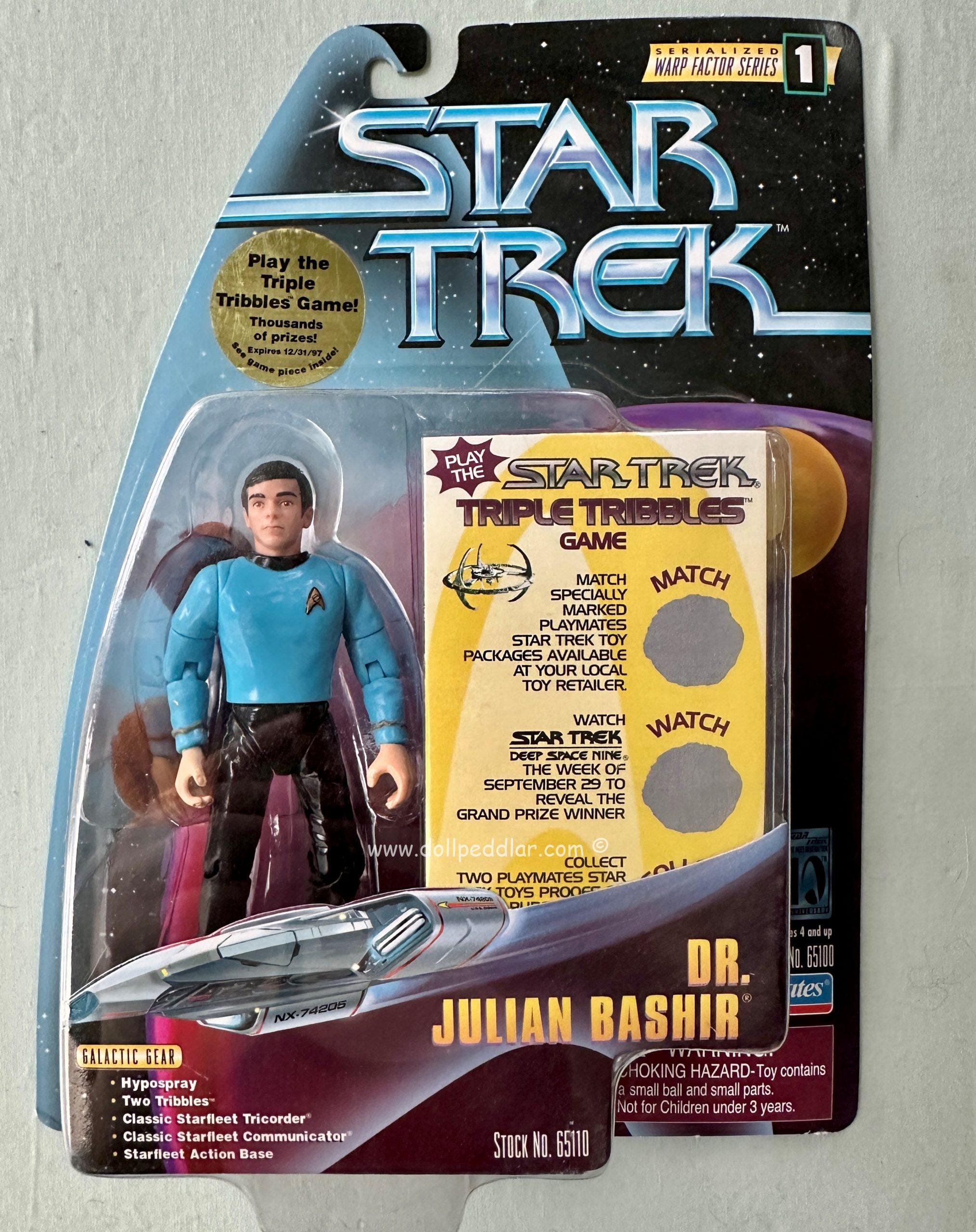 Dr. Julian Bashir Action Figure - Star Trek Warp Factor Series NRFB