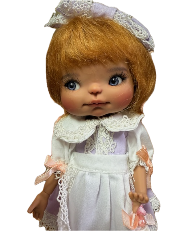 Meadowdolls Vienna Chibbi Tan Resin 7.6" NUDE Mint New - Image 8