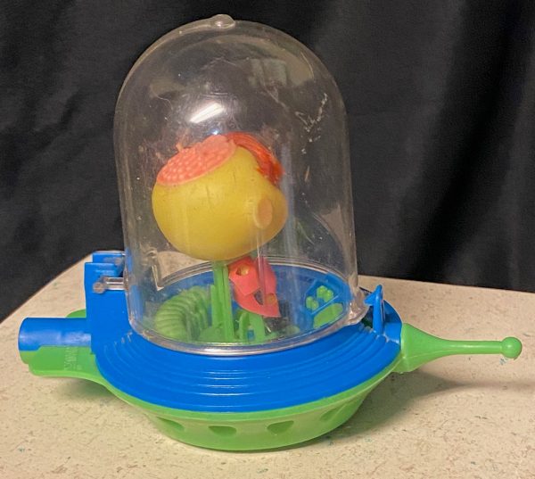 Vintage Mattel Kozmic Kiddles Yellow Fellow & Spacecraft - Image 2