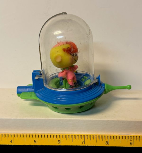 Vintage Mattel Kozmic Kiddles Yellow Fellow & Spacecraft - Image 4