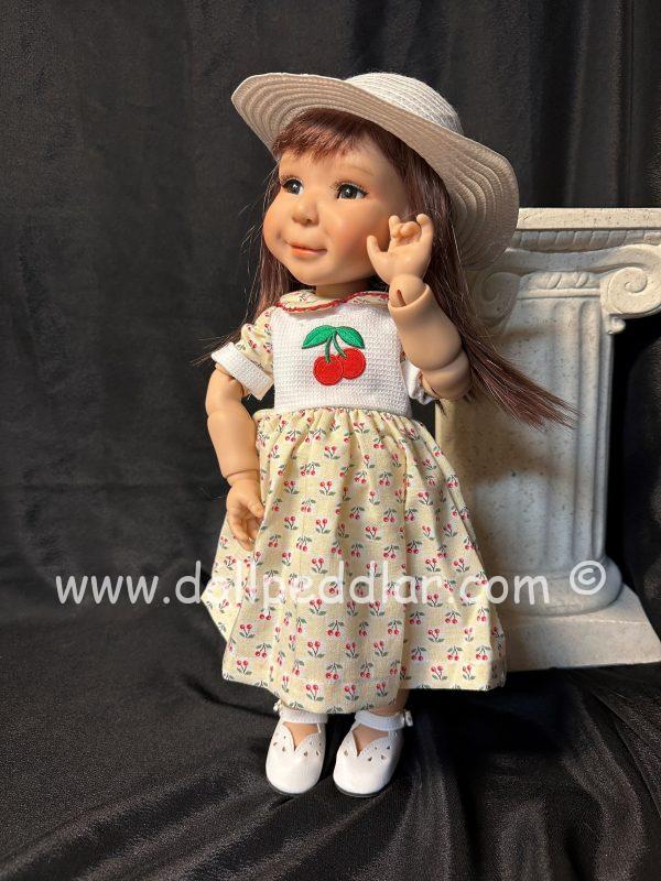 Cherries Fashion Set by Wee Designs Fits 15-16" Dolls - Image 3