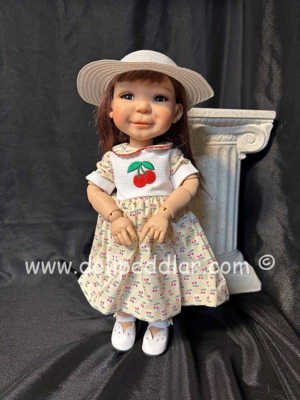 Cherries Fashion Set by Wee Designs Fits 15-16" Dolls - Image 2
