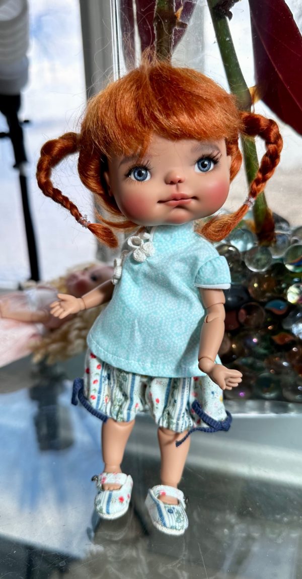 Meadowdolls Vienna Chibbi Tan Resin 7.6" NUDE Mint New - Image 7