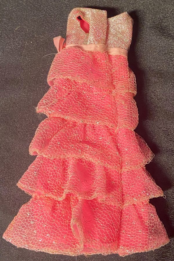 #1871 Romantic Ruffles Barbie DRESS ONLY - Image 3