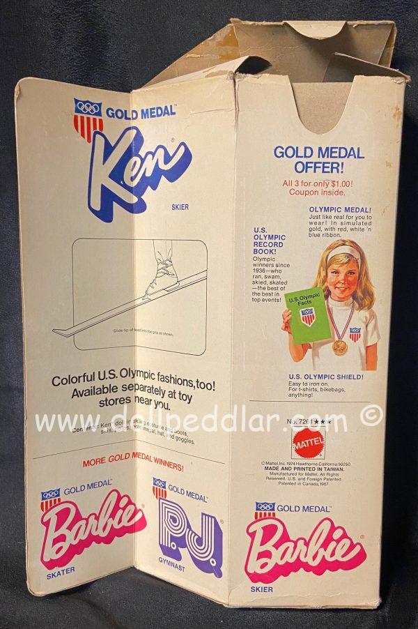 #7261 Vintage US Olympic Gold Medal Ken Skier - Image 3