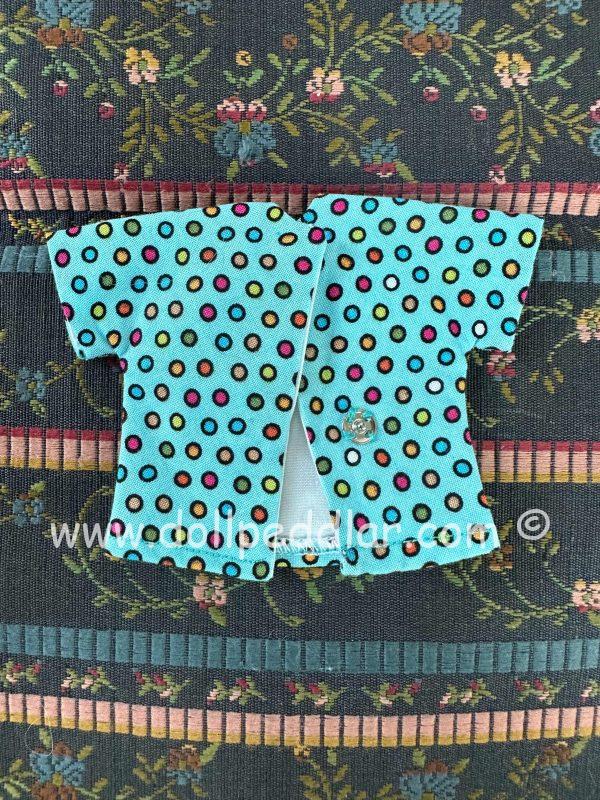 Teal Blue Four-Piece Outfit Fits 10" Dolls (Yo-SD/Etc) - Image 5