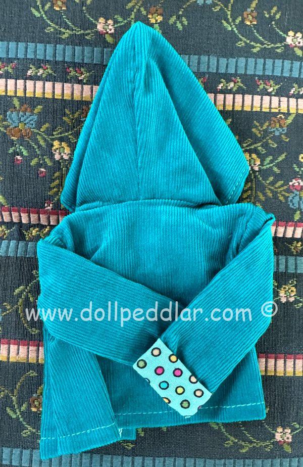 Teal Blue Four-Piece Outfit Fits 10" Dolls (Yo-SD/Etc) - Image 3