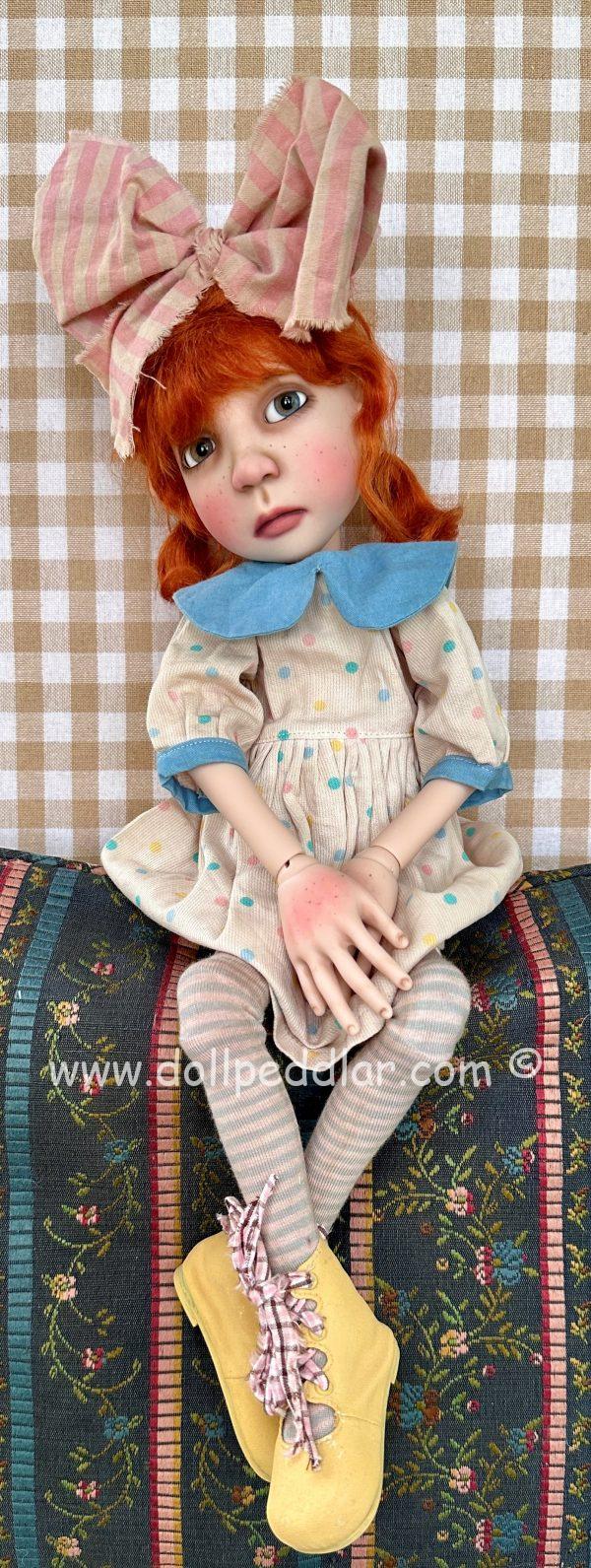 Connie Lowe Stella 16" Pink Resin BJD Doll OOAK