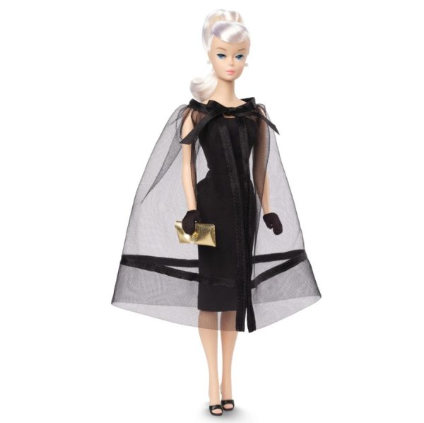 HRM88 Platinum Swirl Pony Barbie wearing Black Magic Reproduction Barbie Signature Collection - Image 2