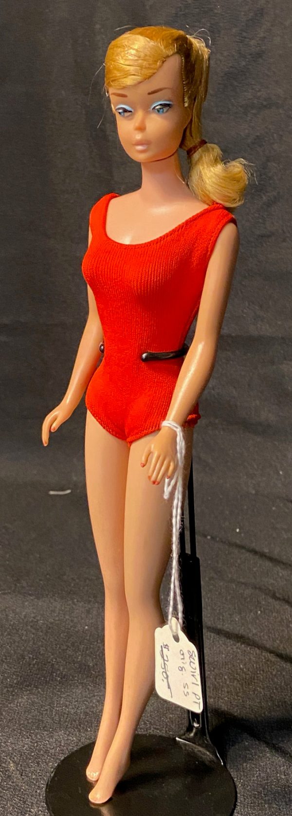 Vintage Blonde Swirl Ponytail Barbie w/Original Swimsuit NO BOX