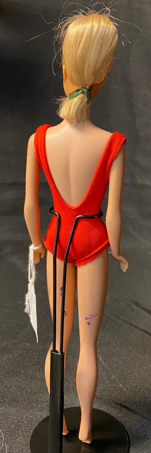 Vintage Blonde Swirl Ponytail Barbie in Swimsuit NO BOX - Image 4