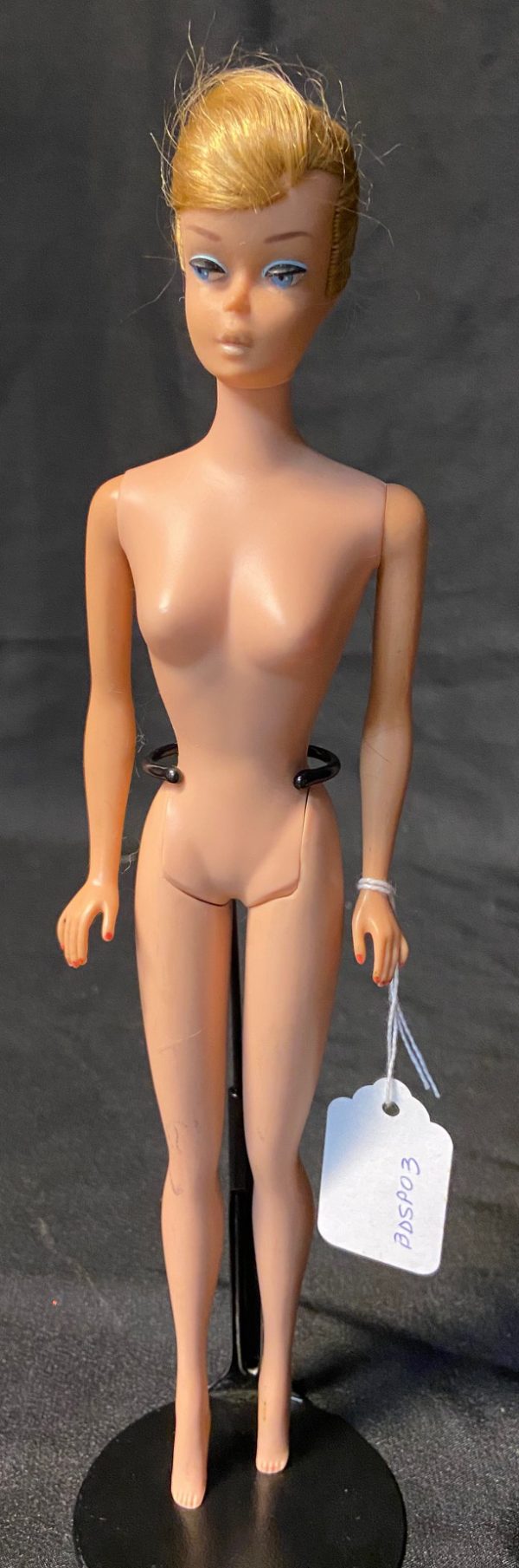 Vintage Blonde Swirl Ponytail Barbie Nude NO BOX