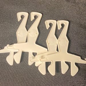 Vintage Mattel Barbie Fashion Pak Hangers (6)