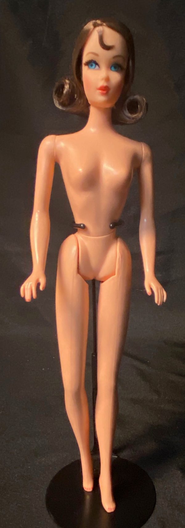 Vintage TNT Barbie Brunette Marlo Flip Doll NUDE