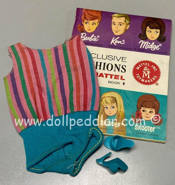 #1070 American Girl Barbie Swimsuit Set w/Booklet #1