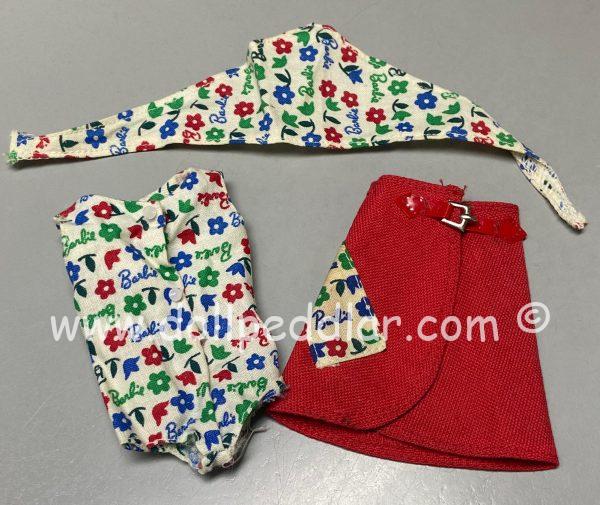 #1911 Day at the Fair Skipper Fashion BODYSUIT/SKIRT & SCARF ONLY