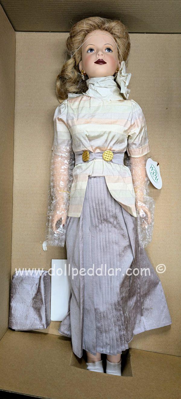 "Jeannou 1940s" by Vera Scholz 25" Fashion Doll from Germany NRF - Image 2