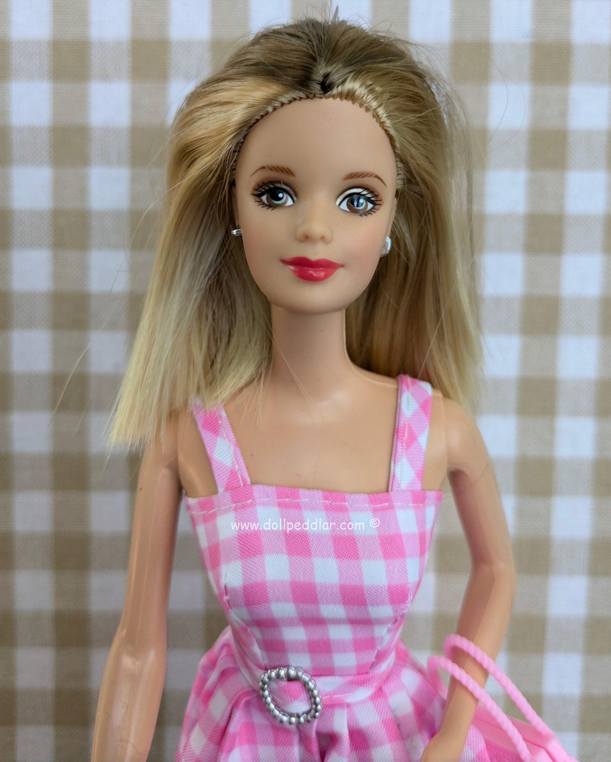 Barbie Dressed in Pink Gingham Dress - Image 4