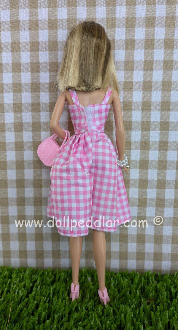 Barbie Dressed in Pink Gingham Dress - Image 6