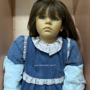 Annette Himstedt. FRIEDERIKE WORLD CHILDREN COLLECTION. 29″ Doll. Replaced Box & no shipper