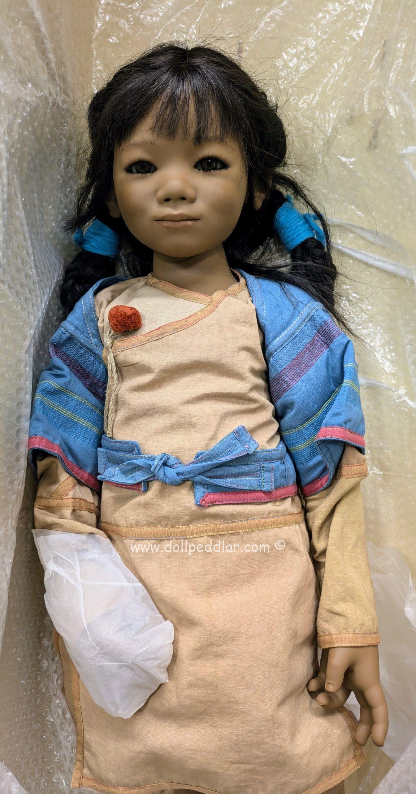 Annette Himstedt KASCHMIRI 35 5/6" tall never removed from box with shipper LE377 - Image 4