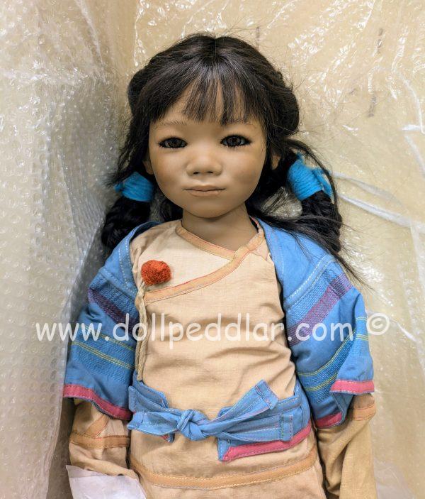 Annette Himstedt KASCHMIRI  35 5/6" tall  never removed from box with shipper LE377 - Image 2