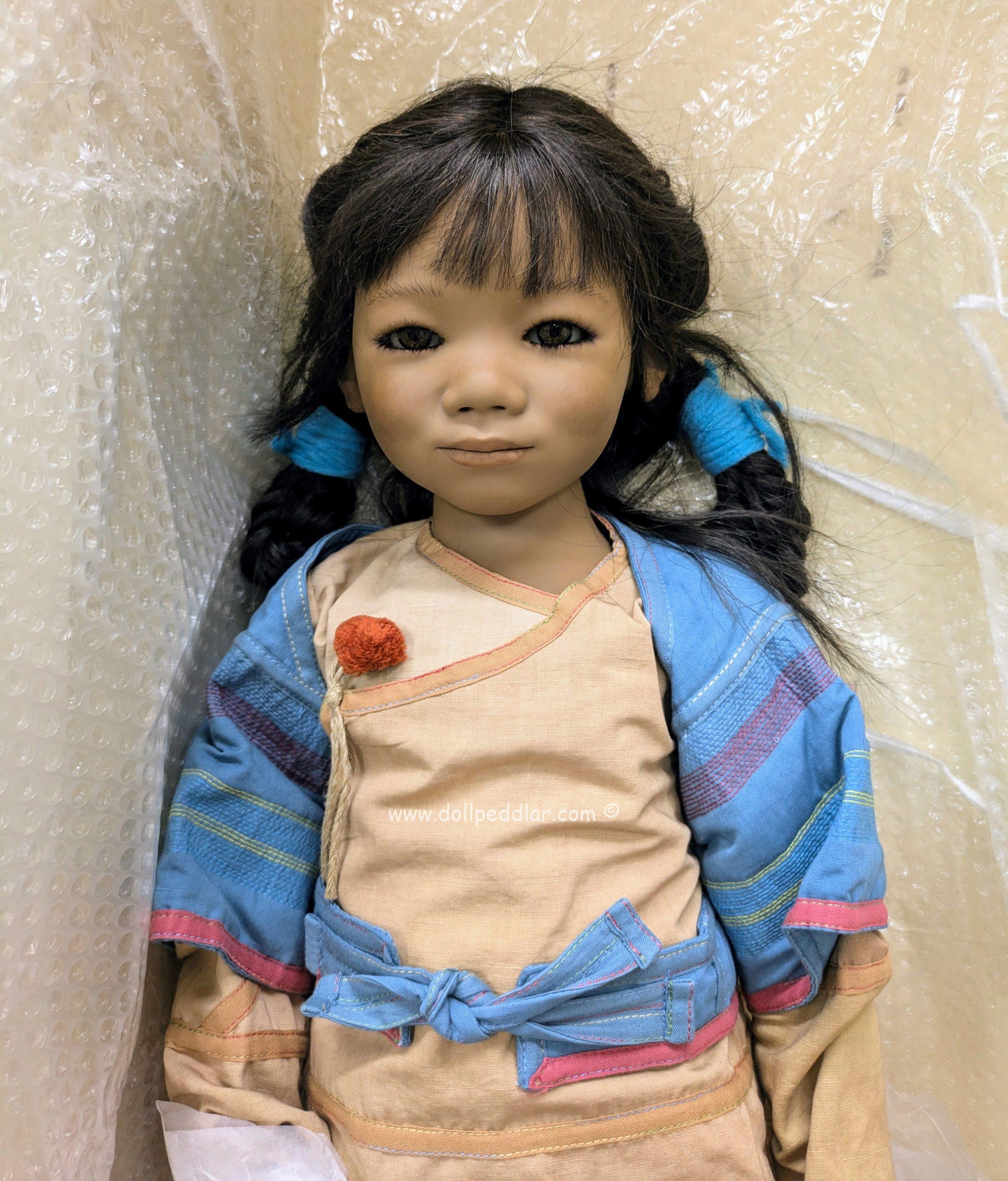 Annette Himstedt KASCHMIRI 35 5/6" tall never removed from box with shipper LE377 - Image 2
