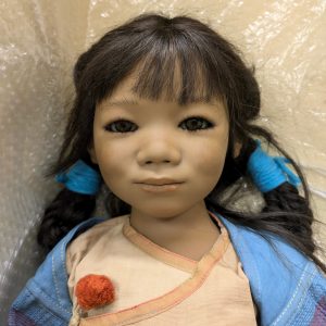 Annette Himstedt KASCHMIRI  35 5/6″ tall  never removed from box with shipper LE377