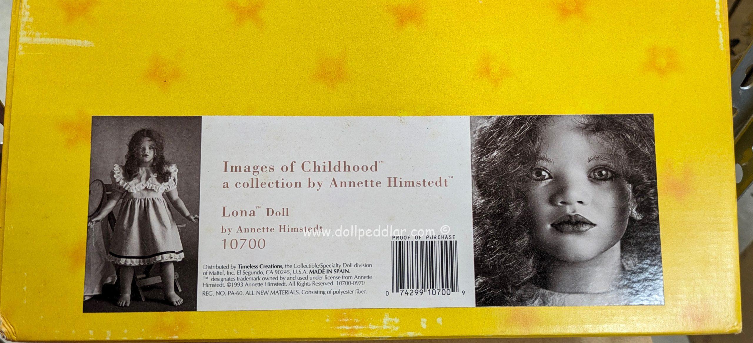 Annette Himstedt Lona 31.5" Mint in Box (picture of doll) - Image 3
